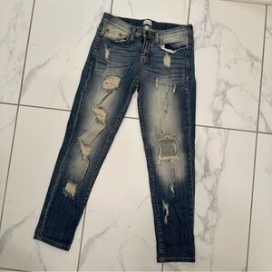 Y2K VINTAGE SKINNY DENIM JEANS